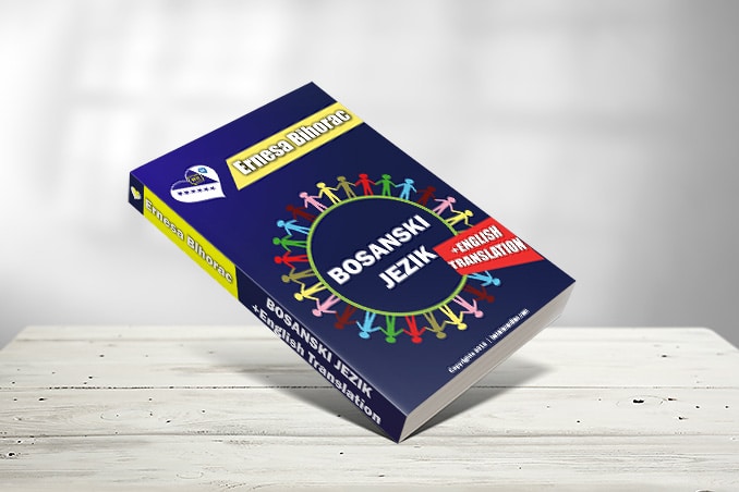 Bosnian language book with english translation included for learning to speak and read it in few weeks or months.